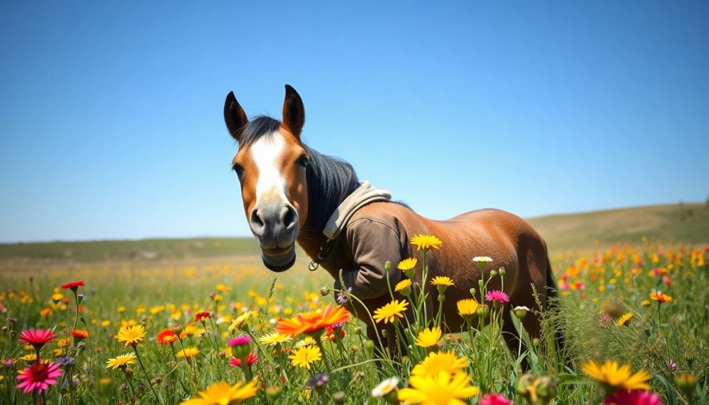 miniature horses provide companionship