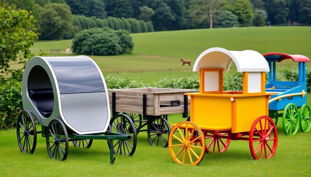 variety of cart options