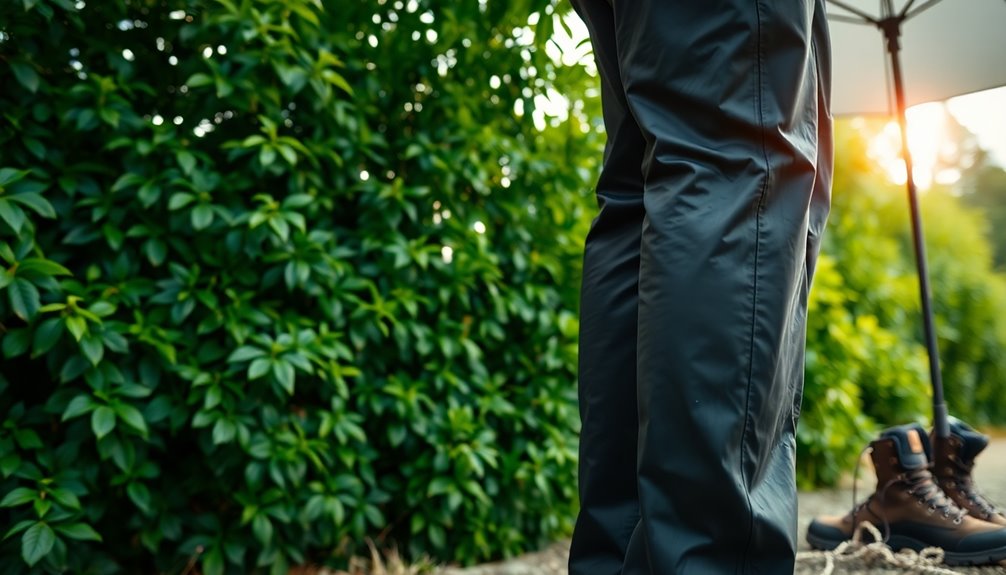 choosing waterproof men s rain pants