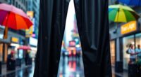 stylish waterproof rain pants