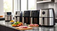 top double door air fryers