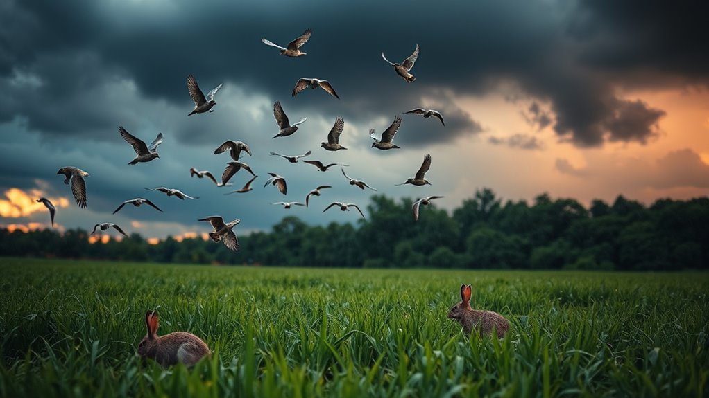animal behavior predicts storms