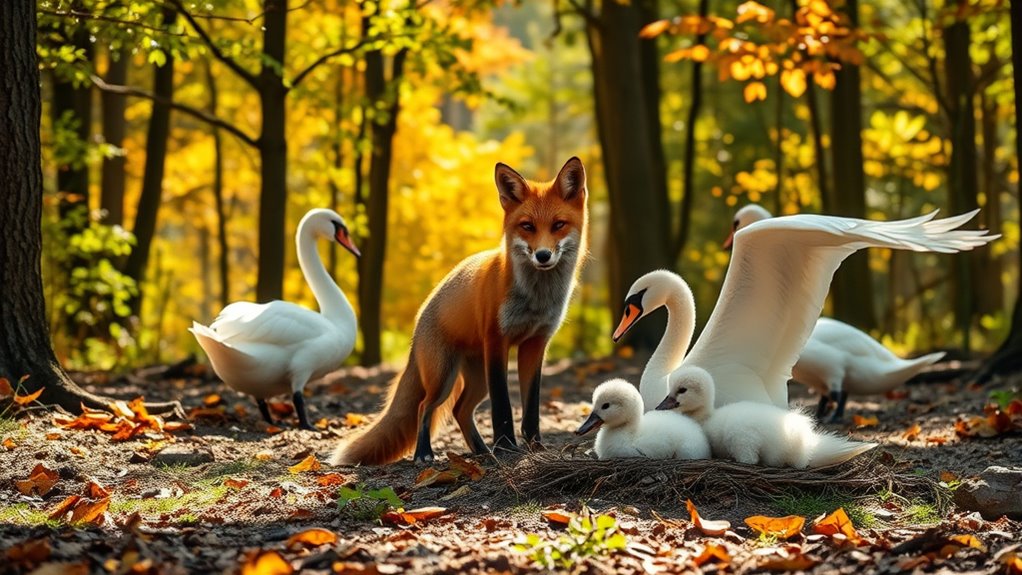 animal protective behaviors examples
