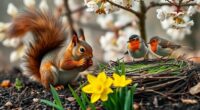 animals seasonal preparation activities