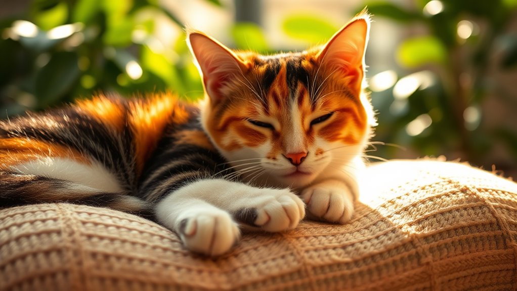 cats knead for comfort