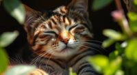 cats purr for various reasons