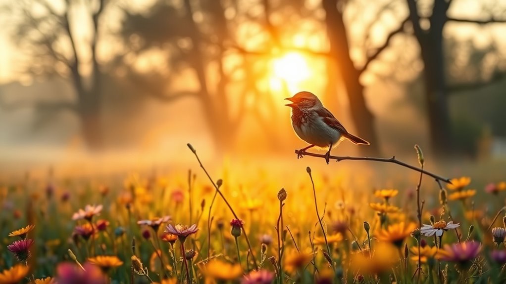morning birdsong fills air