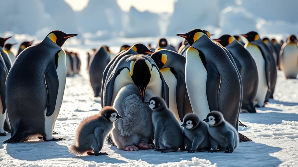 nurturing young for survival