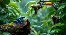 rainforest animal survival strategies