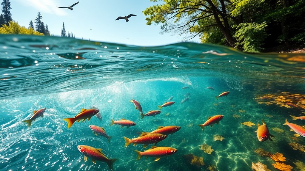 salmon enrich aquatic ecosystems