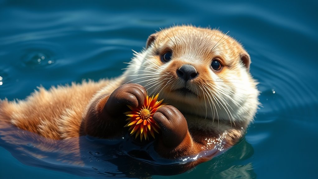 sea otters unique features
