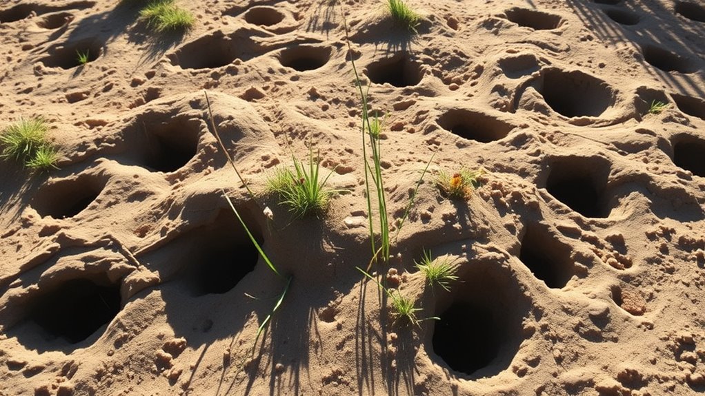 species that burrow underground