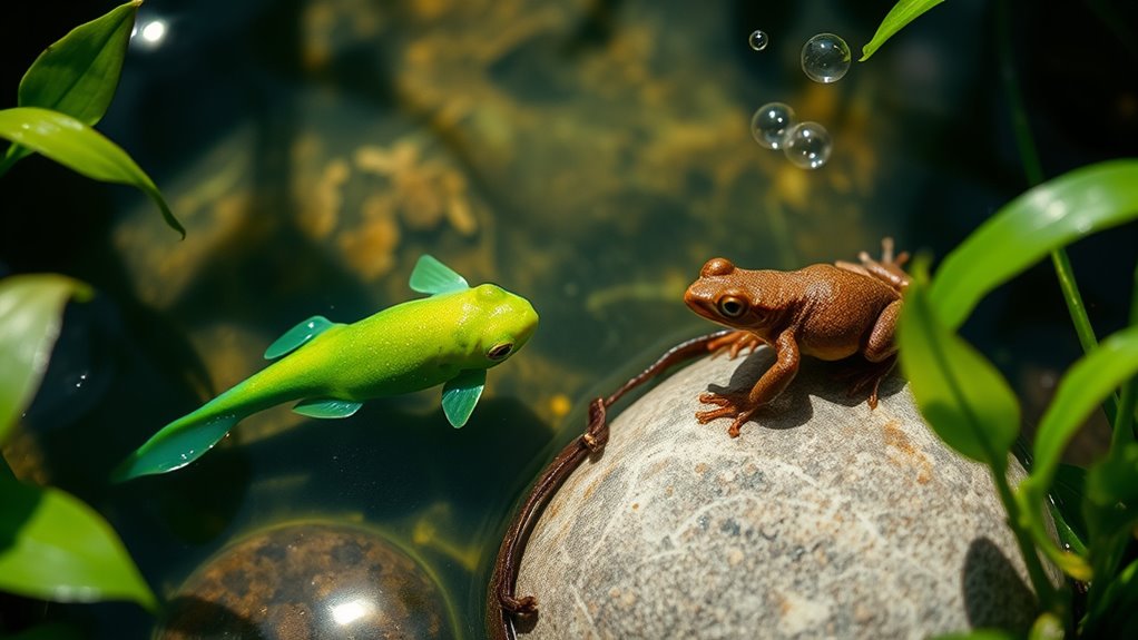 tadpole transforms into froglet