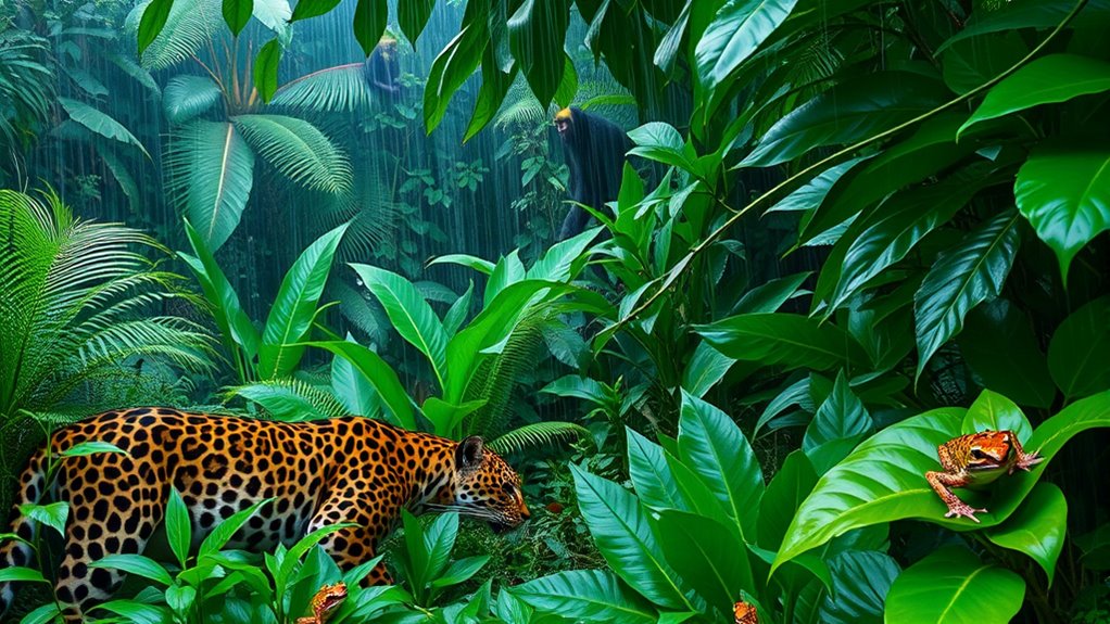 tropical rainforest animal adaptations