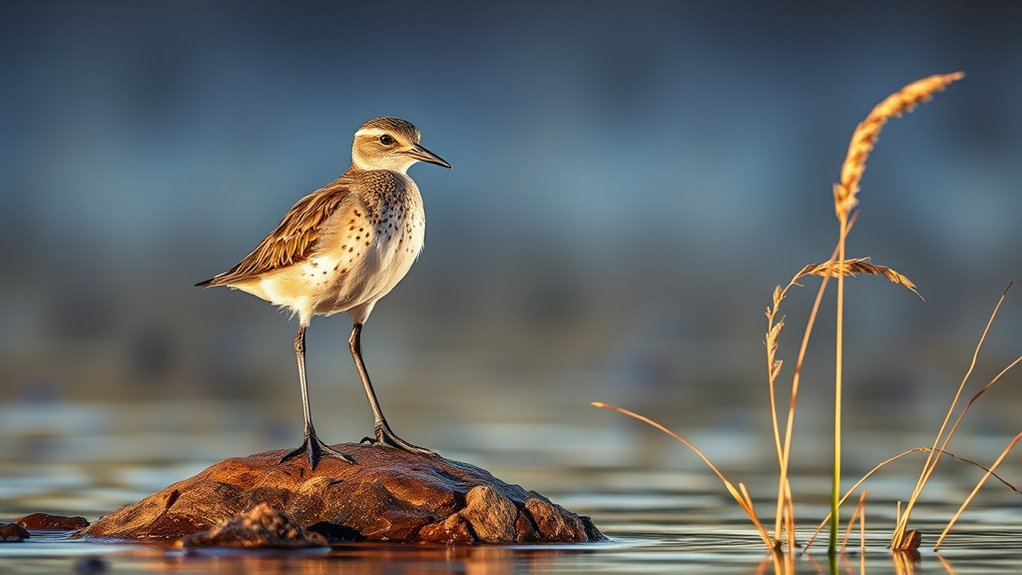unique migratory shorebird behavior
