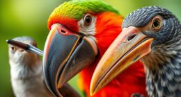 variety of avian beaks
