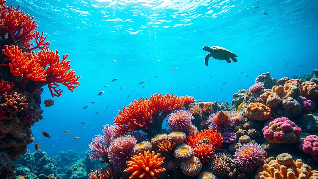 vibrant underwater ecosystem thrives