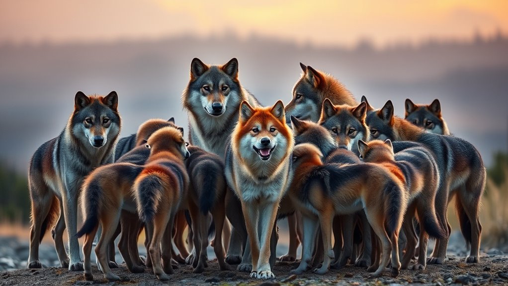 wolf pack emotional connections