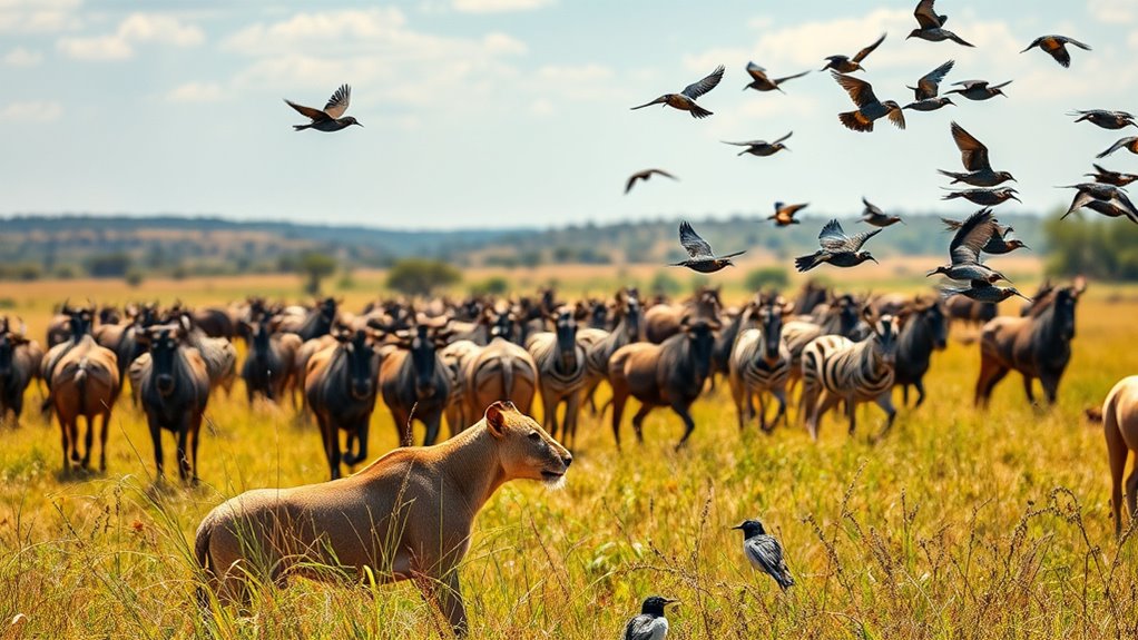 animal cooperation enhances survival