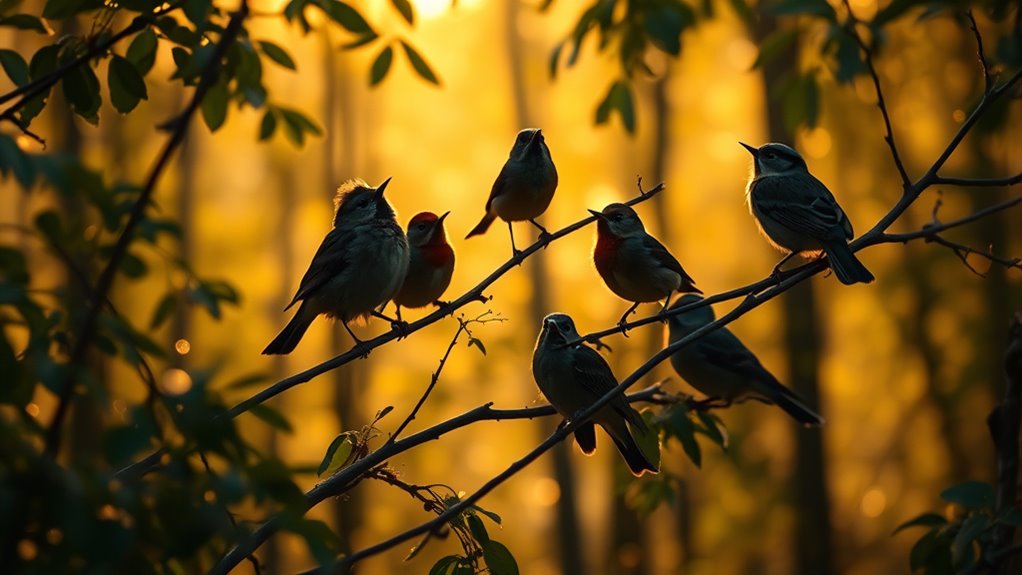 birds sing for survival