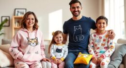 cat themed family apparel