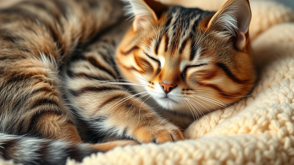 cats use purring for healing