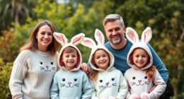 cute bunny family outfits