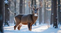 deer adapt to cold