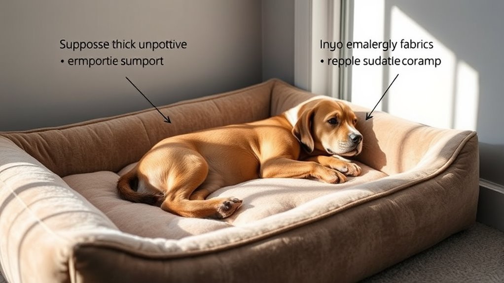 dog bed selection criteria