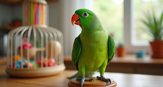 encourage parrot speech development