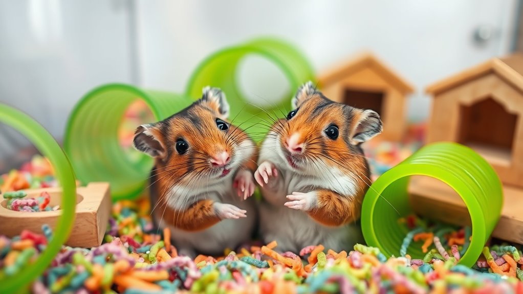 gerbils thrive with companionship