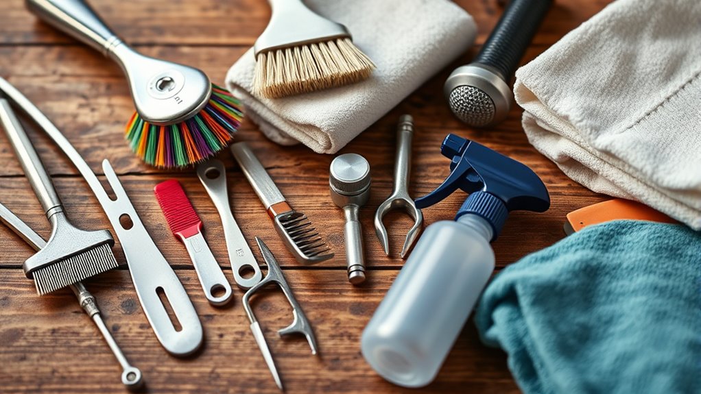 grooming tools and features