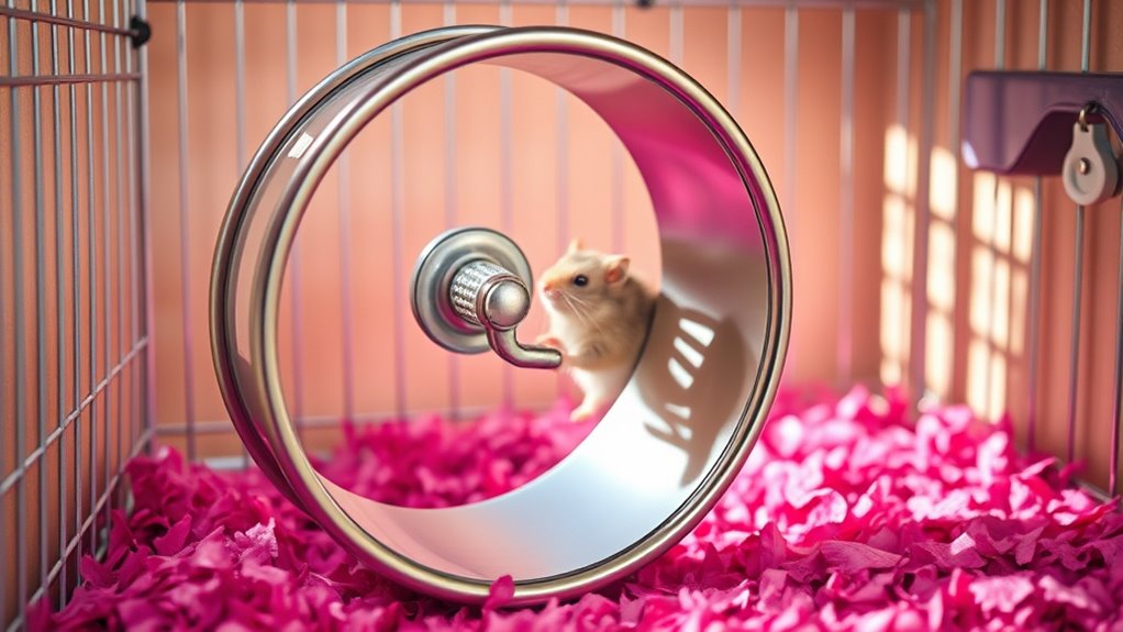 hamster wheel safety features