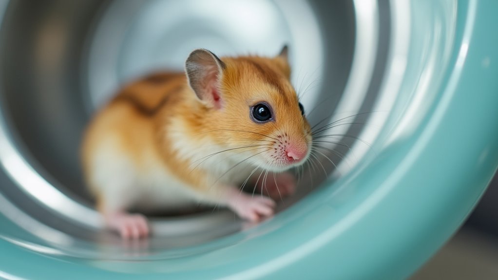 hamsters run for exercise