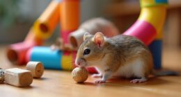homemade gerbil play structures