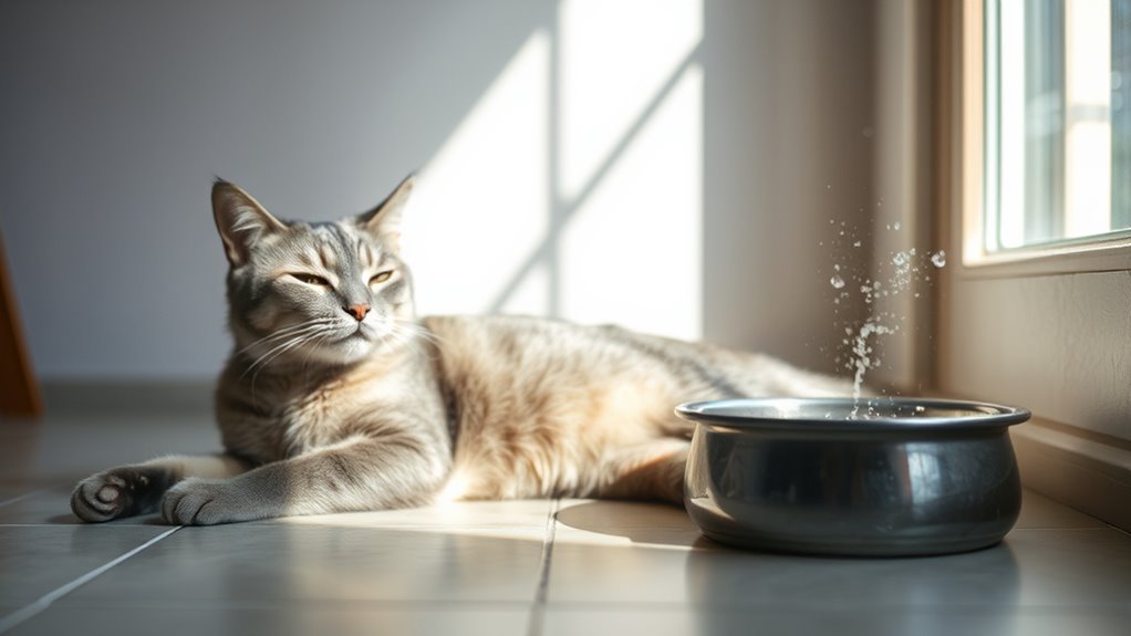 keep cats cool outdoors