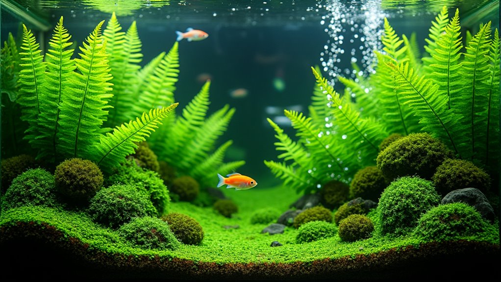 live plants enhance fish tanks