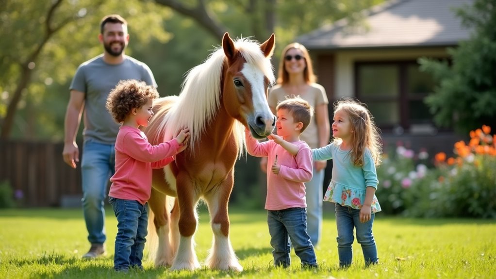 mini horses as family pets