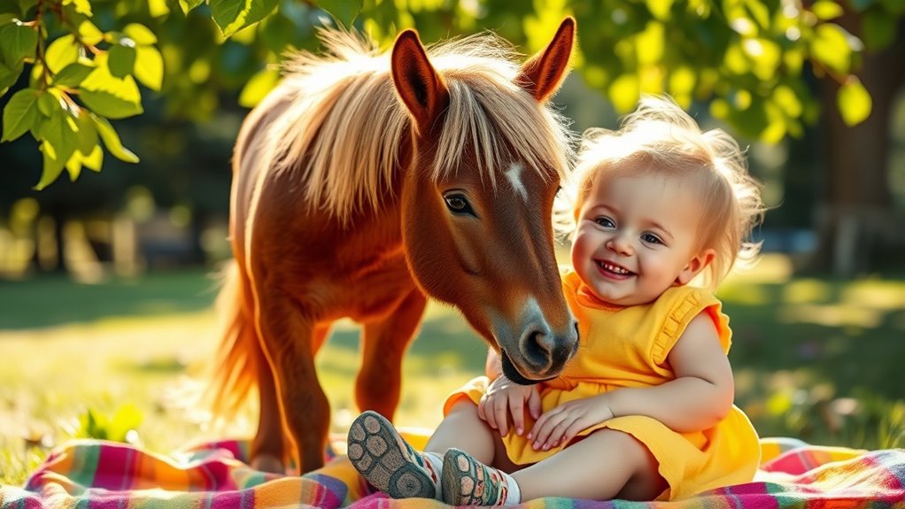 miniature horses promote emotional healing