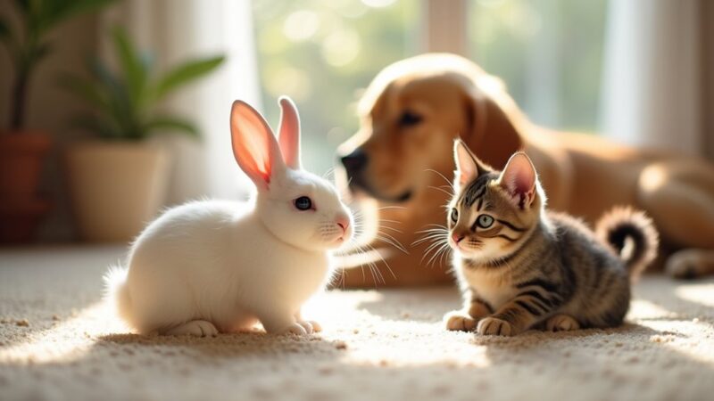 Dogs See Rabbit Do Rabbits Get Along With Other Pets? Introducing Bunnies to Cats ...