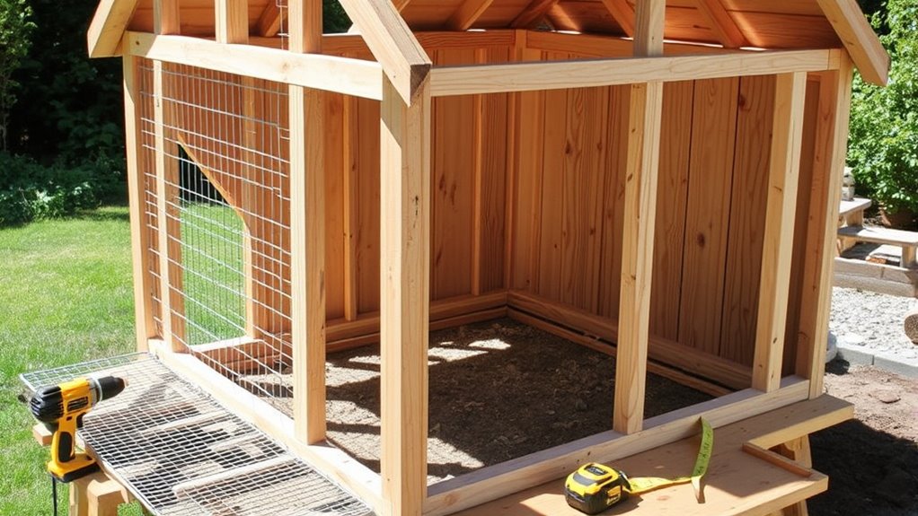 secure ventilated predator proof coop