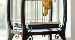stylish sturdy bird cage stands