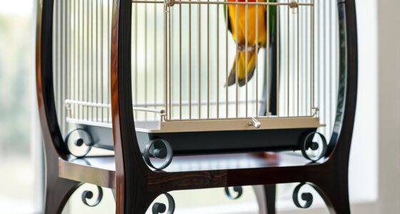 stylish sturdy bird cage stands