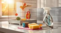 top bird cage cleaning kits