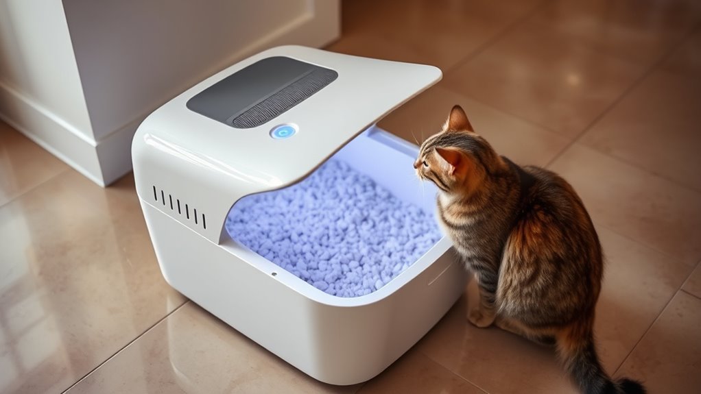 top self cleaning litter boxes