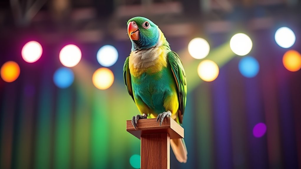 bird talents through accessories