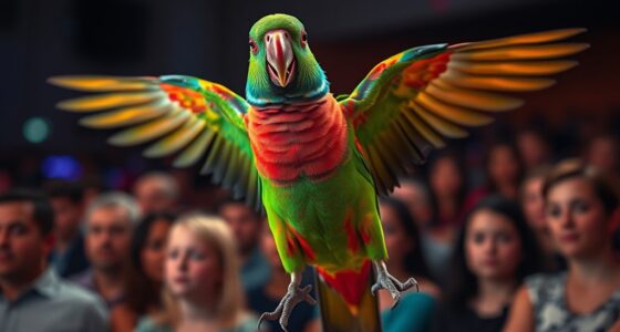 bird wins talent contest