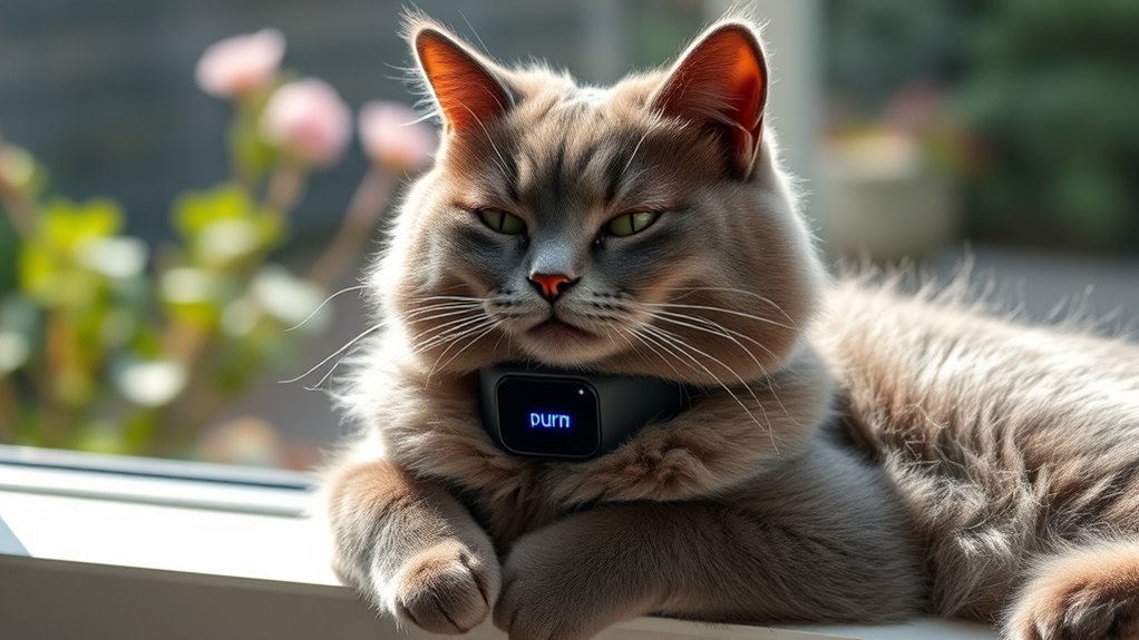 cat purrs count calories