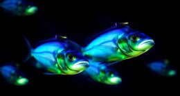 deep sea fish with flashlights