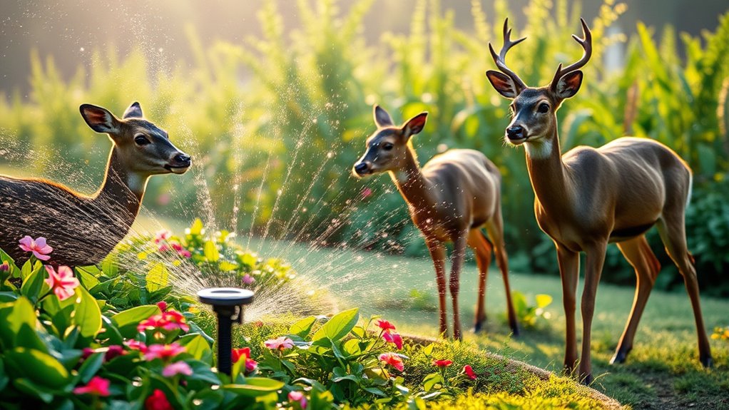 deer outsmart basic sprinklers